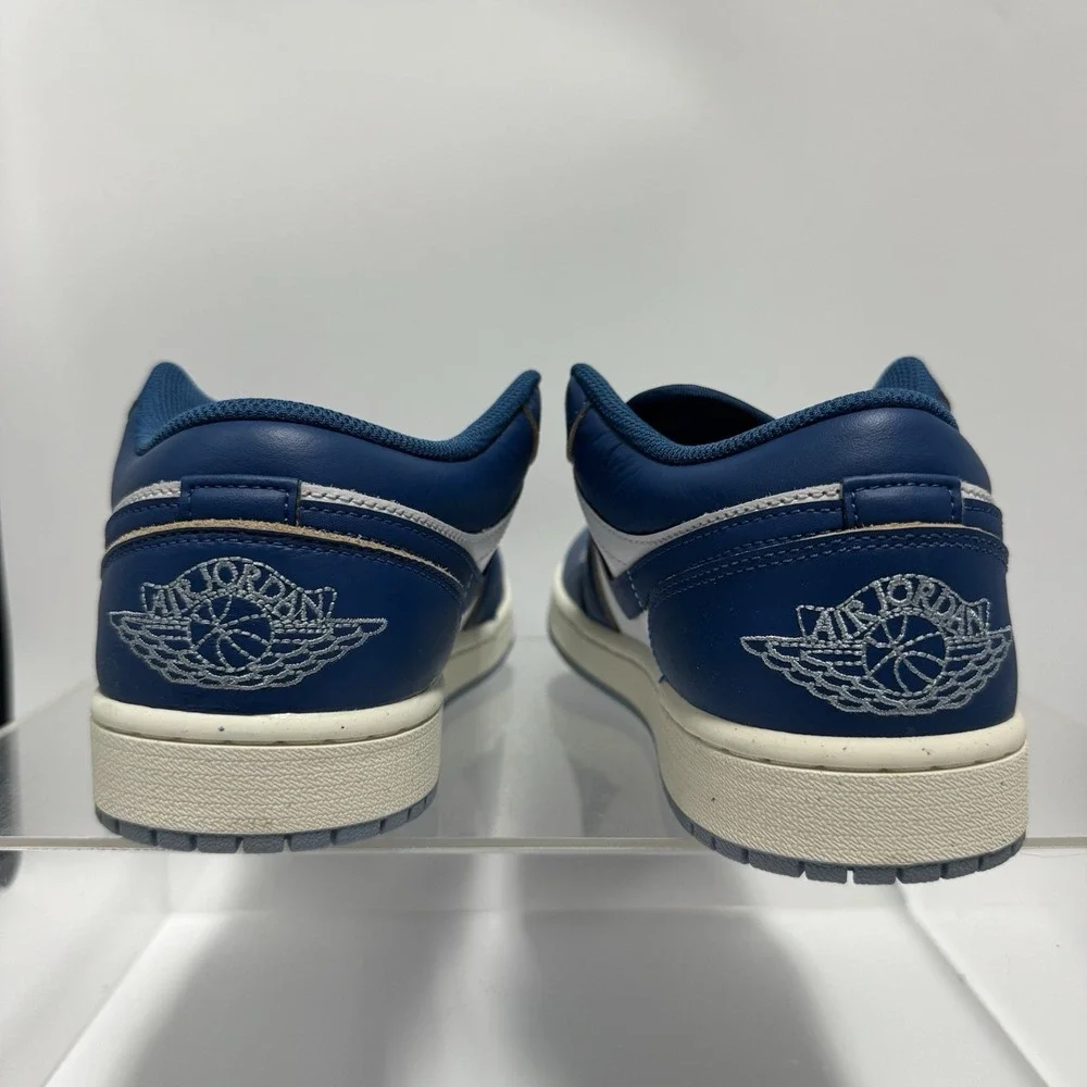 Brand New Nike Air Jordan 1 One Low SE White Blue Shoes FN5214-141 Men's Size 9